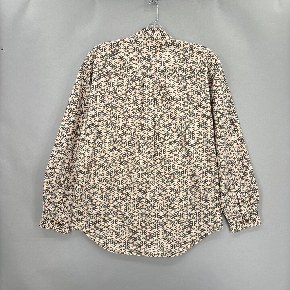 Territory Ahead Shirt Mens XL Button Down Cowboy Western Barbed Wire Pattern VTG - Picture 10 of 11